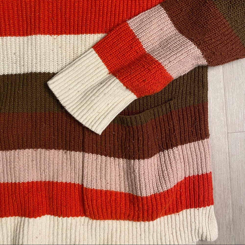 Madewell Striped Sweater with Pockets - Picture 4 of 8